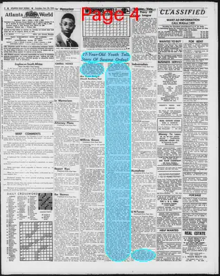 Page thumbnail for Atlanta Daily World