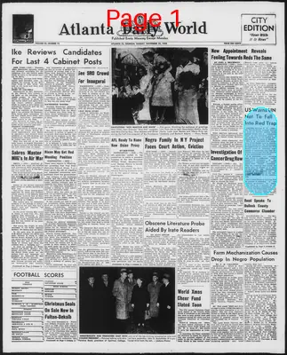 Page thumbnail for Atlanta Daily World