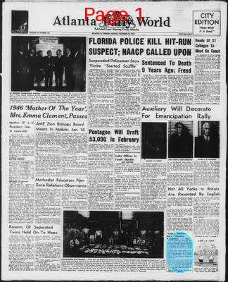 Page thumbnail for Atlanta Daily World