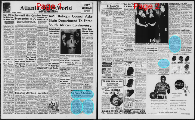 Page thumbnail for Atlanta Daily World