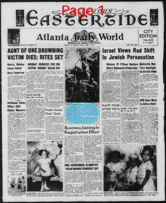 Page thumbnail for Atlanta Daily World