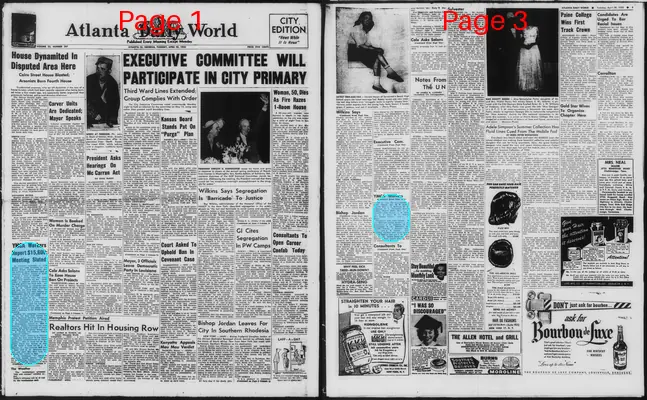 Page thumbnail for Atlanta Daily World