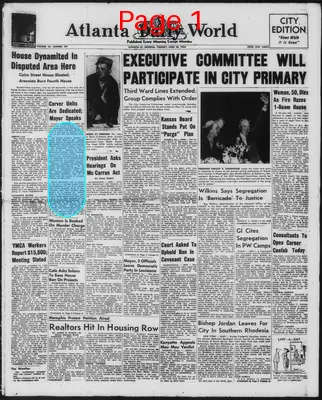 Page thumbnail for Atlanta Daily World