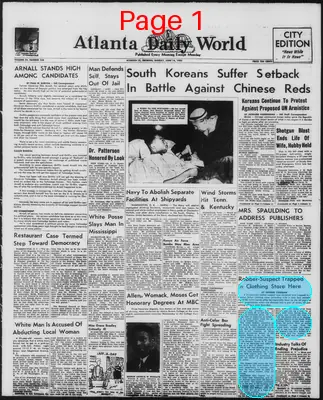 Page thumbnail for Atlanta Daily World