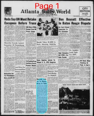 Page thumbnail for Atlanta Daily World