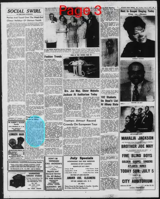 Page thumbnail for Atlanta Daily World