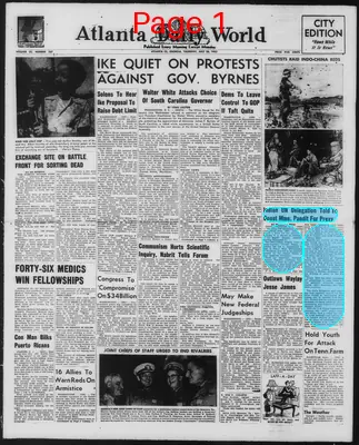 Page thumbnail for Atlanta Daily World