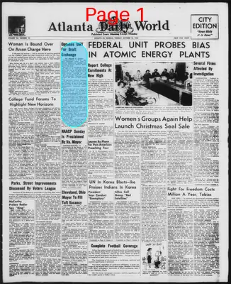 Page thumbnail for Atlanta Daily World