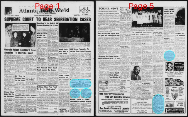Page thumbnail for Atlanta Daily World