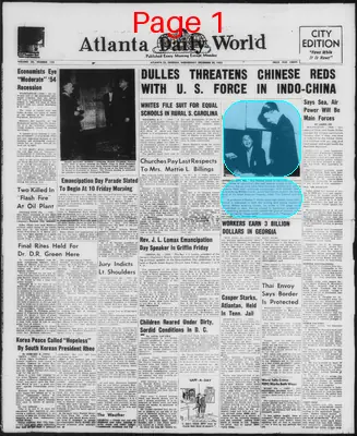 Page thumbnail for Atlanta Daily World