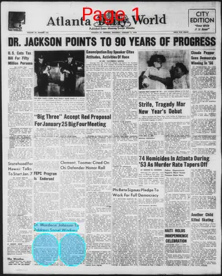 Page thumbnail for Atlanta Daily World