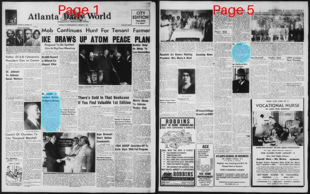Page thumbnail for Atlanta Daily World