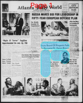 Page thumbnail for Atlanta Daily World