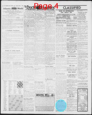 Page thumbnail for Atlanta Daily World