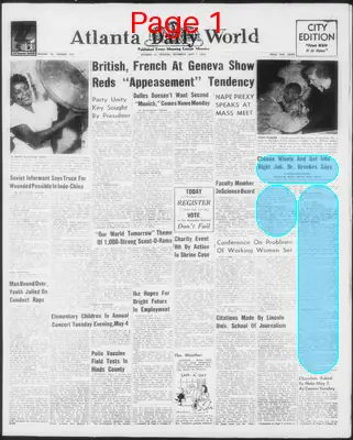 Page thumbnail for Atlanta Daily World
