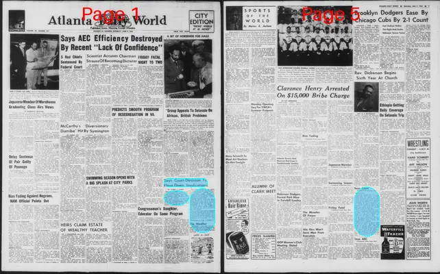 Page thumbnail for Atlanta Daily World