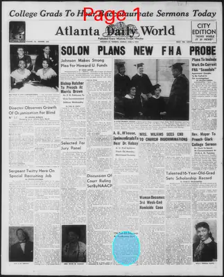 Page thumbnail for Atlanta Daily World