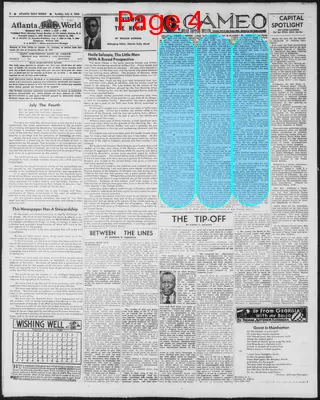 Page thumbnail for Atlanta Daily World