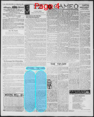 Page thumbnail for Atlanta Daily World