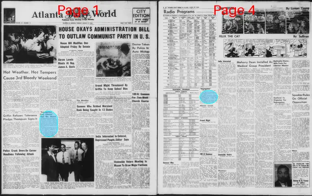 Page thumbnail for Atlanta Daily World