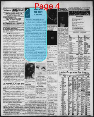 Page thumbnail for Atlanta Daily World