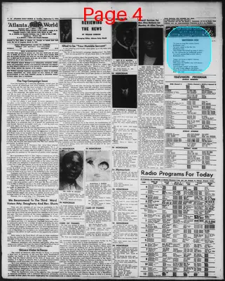 Page thumbnail for Atlanta Daily World