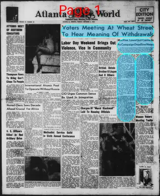 Page thumbnail for Atlanta Daily World