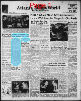 Page thumbnail for Atlanta Daily World
