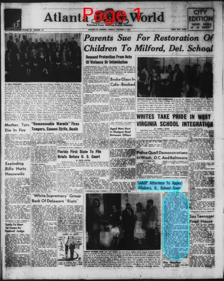 Page thumbnail for Atlanta Daily World