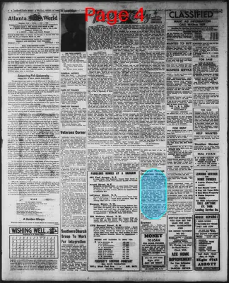 Page thumbnail for Atlanta Daily World