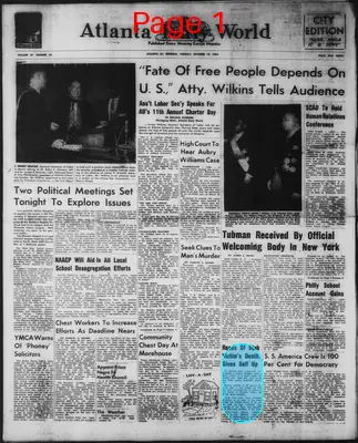 Page thumbnail for Atlanta Daily World