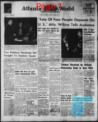 Page thumbnail for Atlanta Daily World