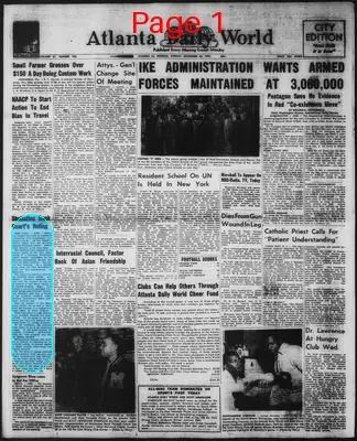 Page thumbnail for Atlanta Daily World