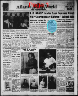 Page thumbnail for Atlanta Daily World