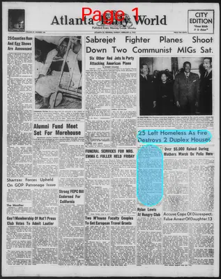 Page thumbnail for Atlanta Daily World