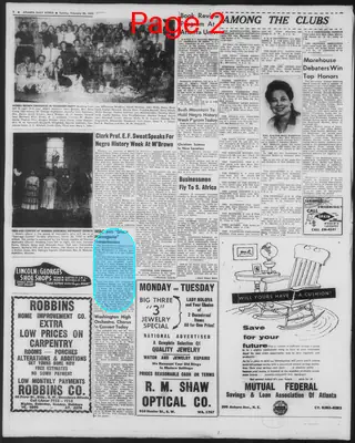 Page thumbnail for Atlanta Daily World