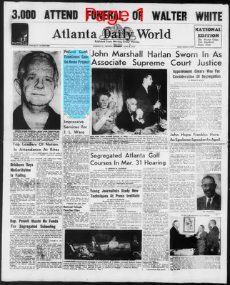 Page thumbnail for Atlanta Daily World