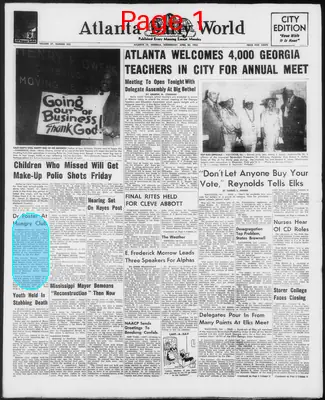 Page thumbnail for Atlanta Daily World