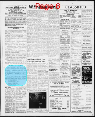 Page thumbnail for Atlanta Daily World