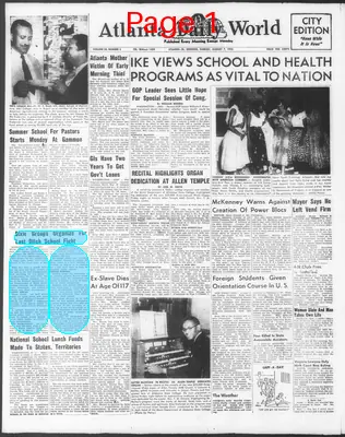 Page thumbnail for Atlanta Daily World