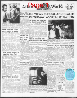 Page thumbnail for Atlanta Daily World
