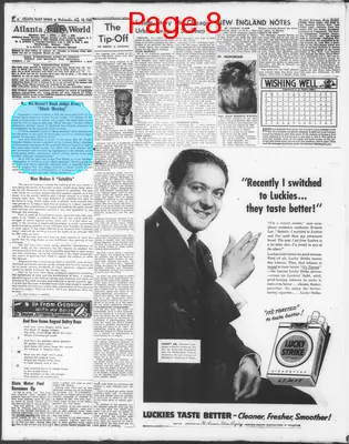 Page thumbnail for Atlanta Daily World