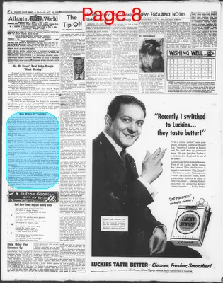 Page thumbnail for Atlanta Daily World
