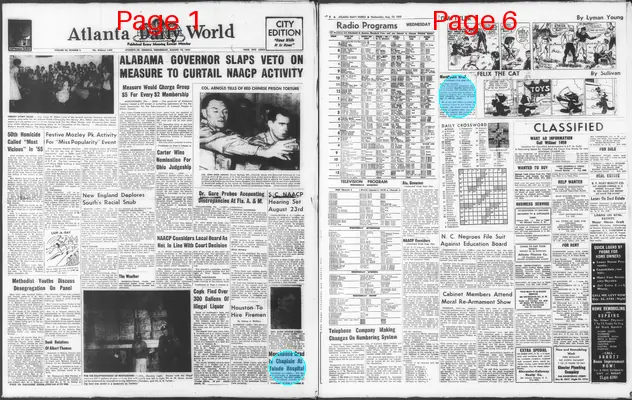 Page thumbnail for Atlanta Daily World