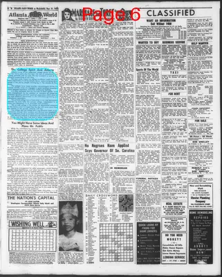 Page thumbnail for Atlanta Daily World