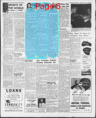 Page thumbnail for Atlanta Daily World