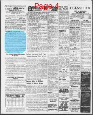 Page thumbnail for Atlanta Daily World
