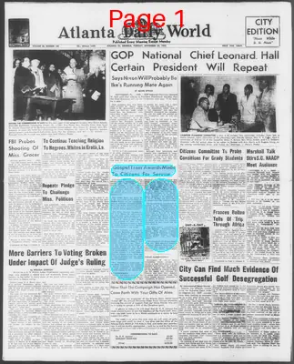 Page thumbnail for Atlanta Daily World