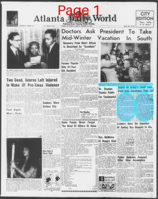 Page thumbnail for Atlanta Daily World