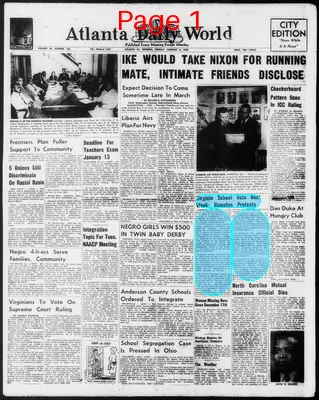 Page thumbnail for Atlanta Daily World